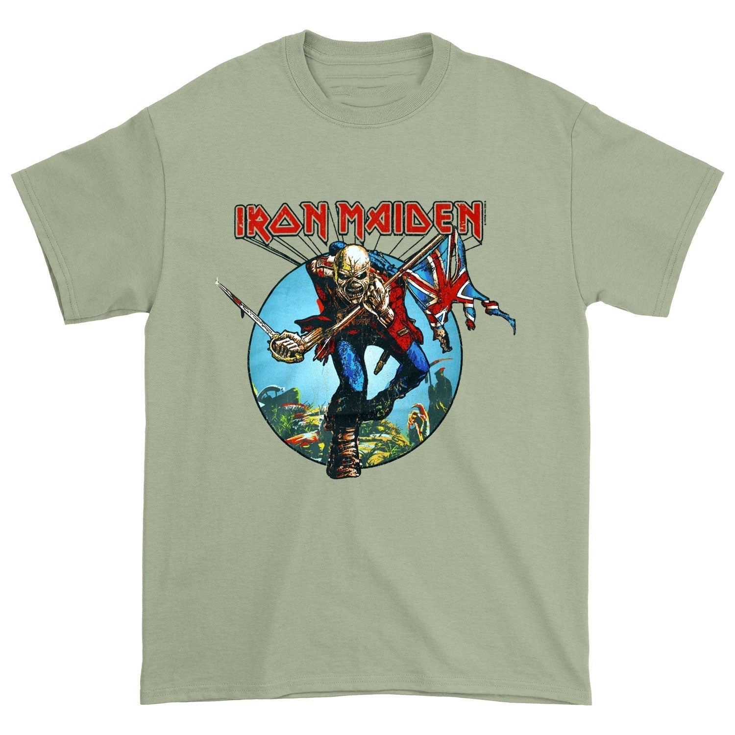 Iron Maiden - Trooper Circle t-shirt Hoodie, Sweatshirt | CoreVibeTees.com