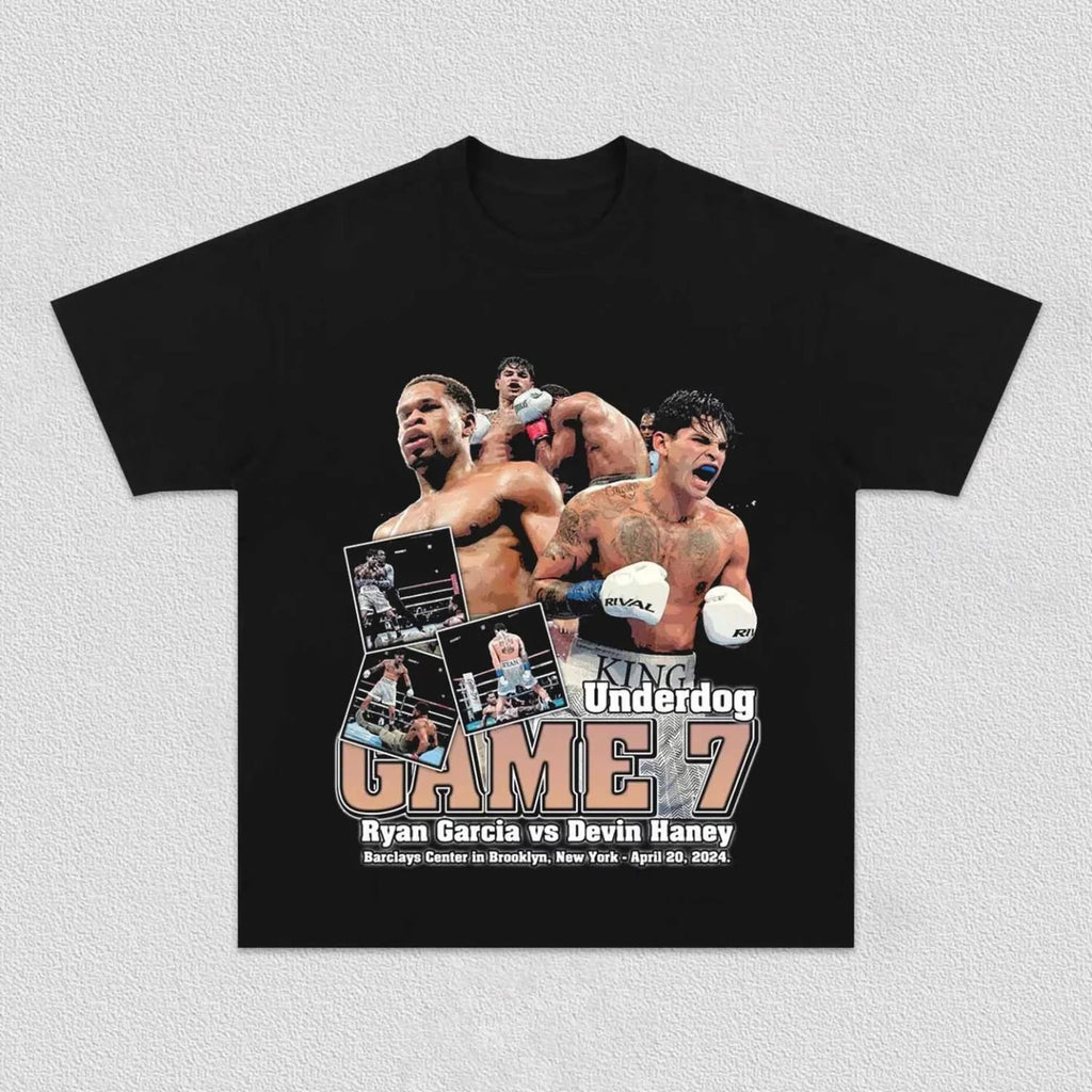 GAME 7 Ryan Garcia vs Devin Haney TEE Hoodie, Sweatshirt | CoreVibeTees.com (Image 1)