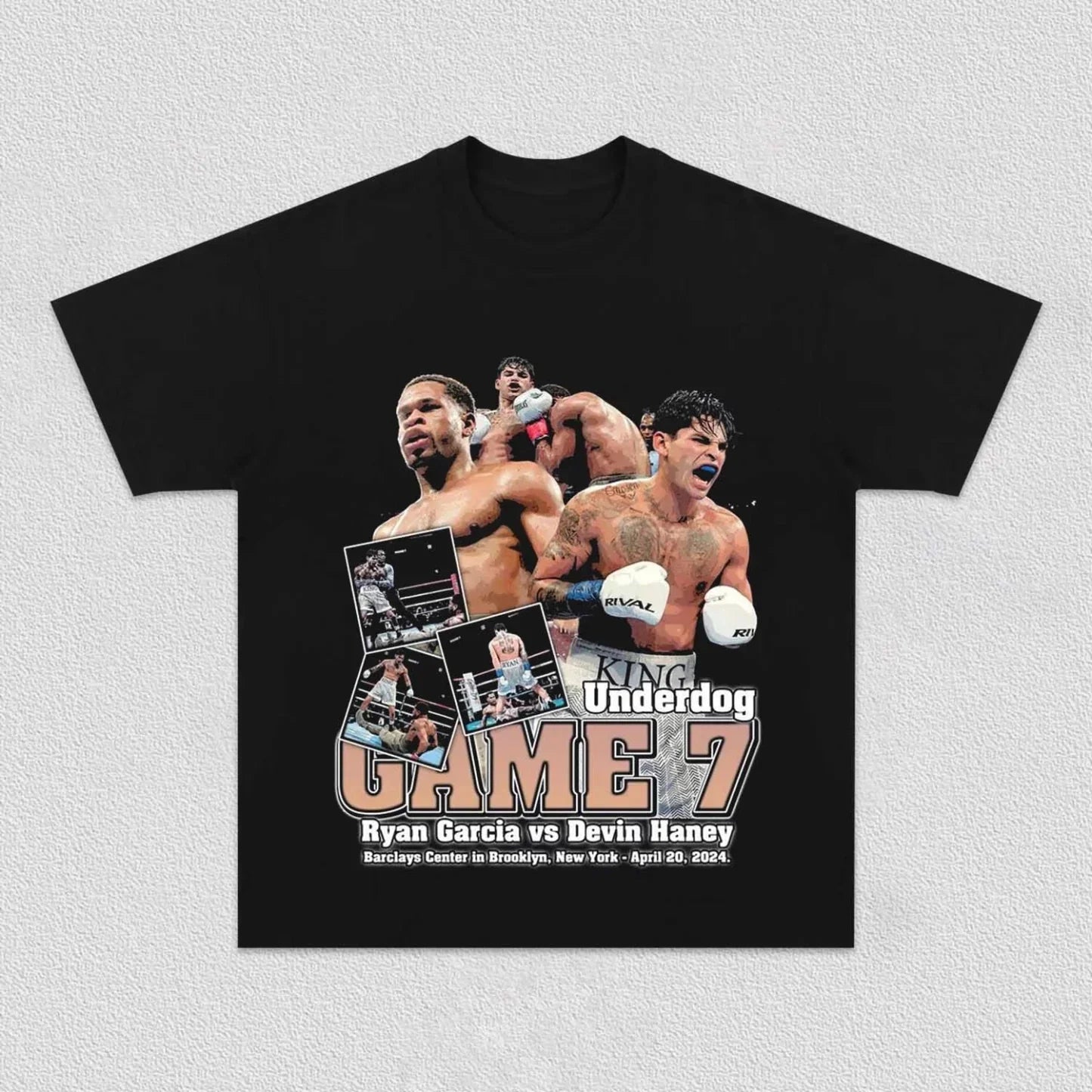 GAME 7 Ryan Garcia vs Devin Haney TEE Hoodie, Sweatshirt | CoreVibeTees.com (Image 1)