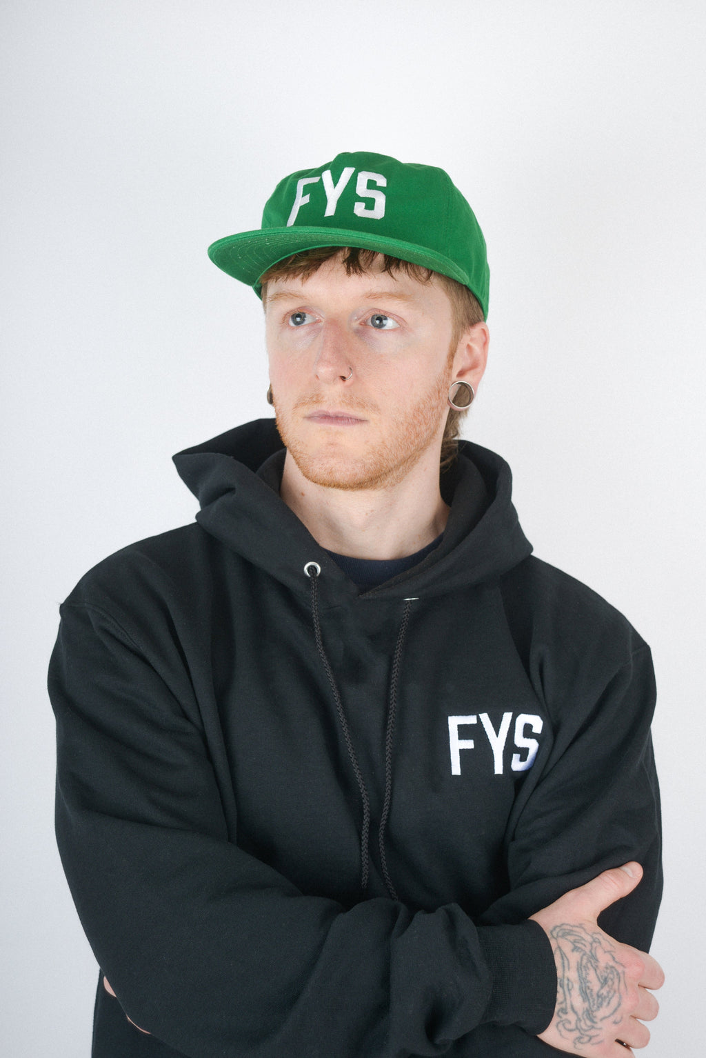 Four Year Strong - Embroidered Logo Hoodie (Black) T-Shirts, Sweatshirt | CoreVibeTees.com (Image 2)