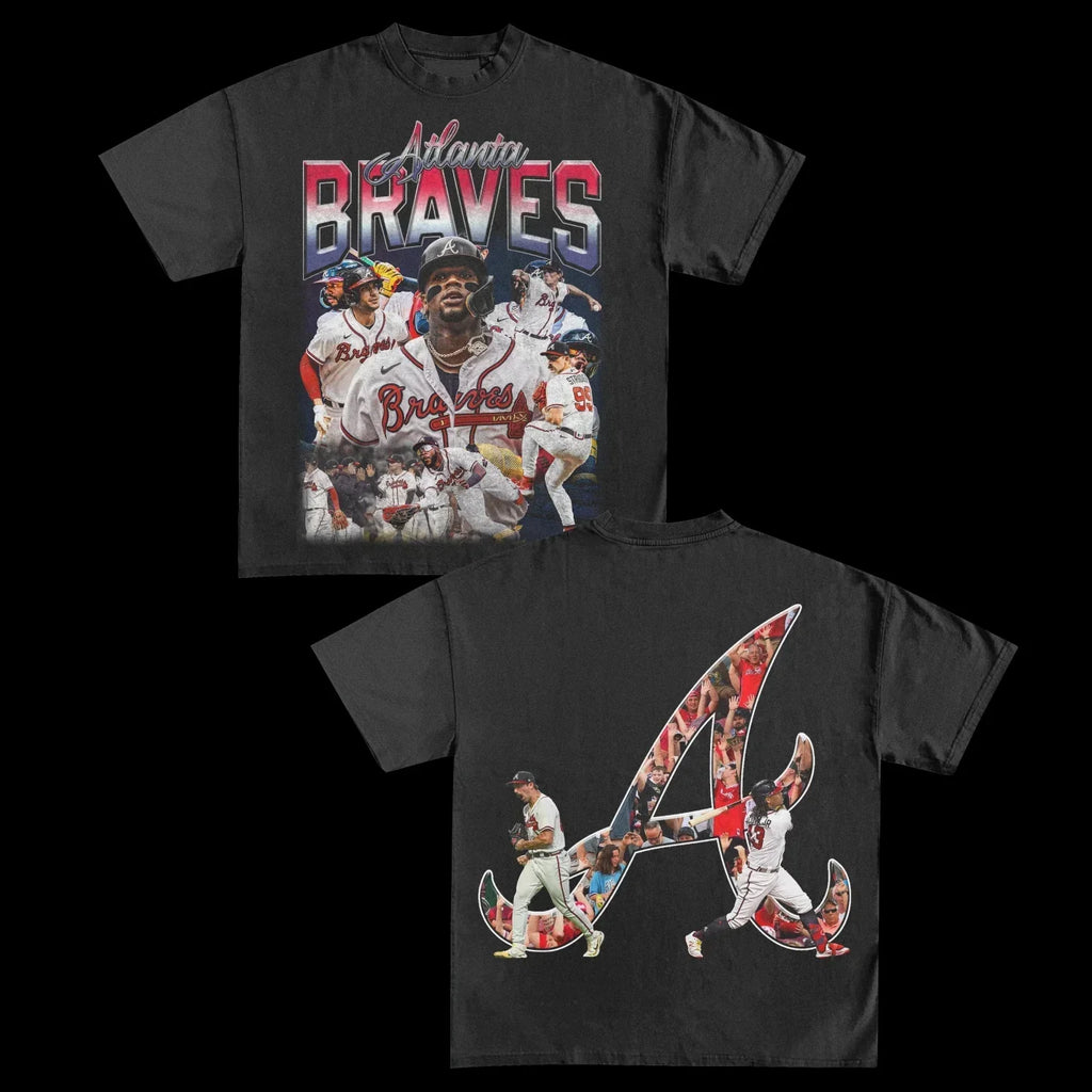Atlanta Braves Back design TEE Hoodie, Sweatshirt | CoreVibeTees.com (Image 2)