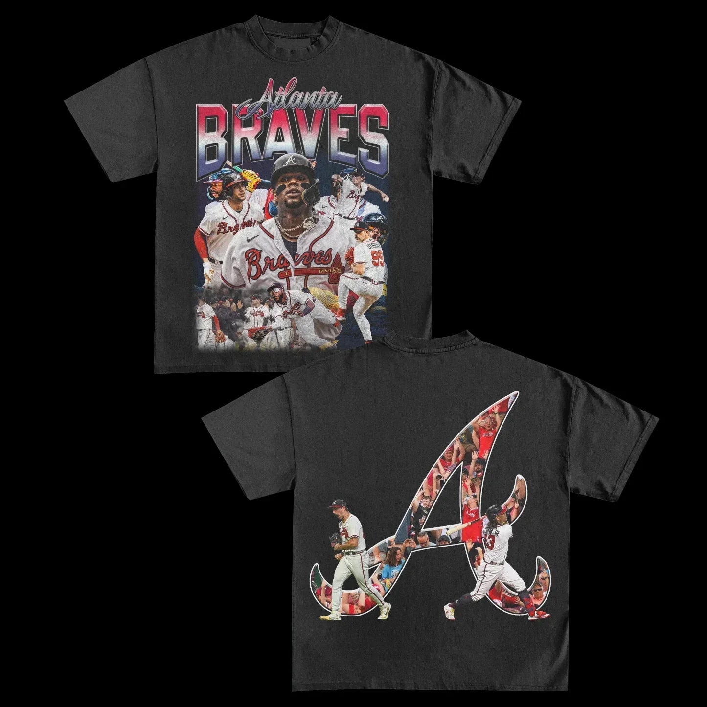 Atlanta Braves Back design TEE Hoodie, Sweatshirt | CoreVibeTees.com (Image 2)