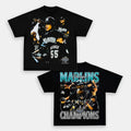 Marlins Back Design TEE Hoodie, Sweatshirt | CoreVibeTees.com (Image 1)