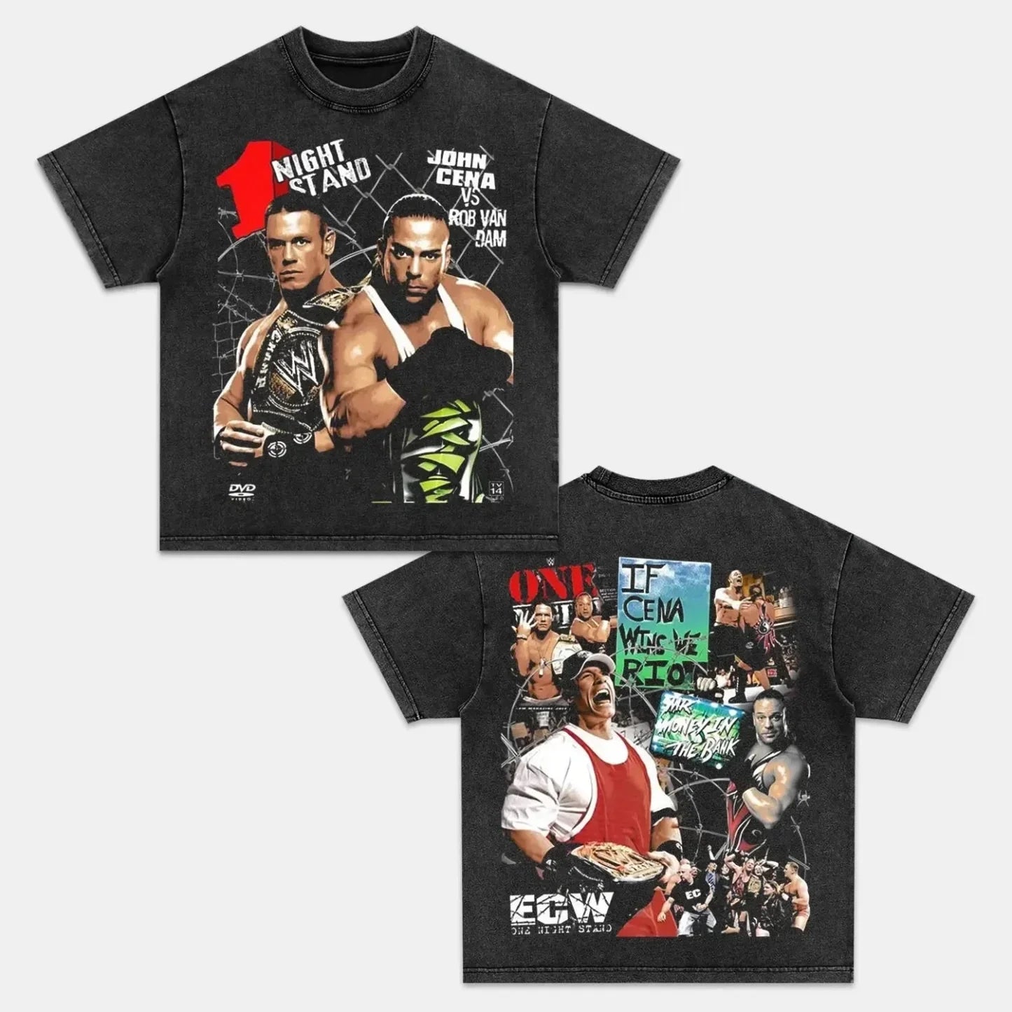 ECW One Night Stand Back Design TEE Hoodie, Sweatshirt | CoreVibeTees.com (Image 2)