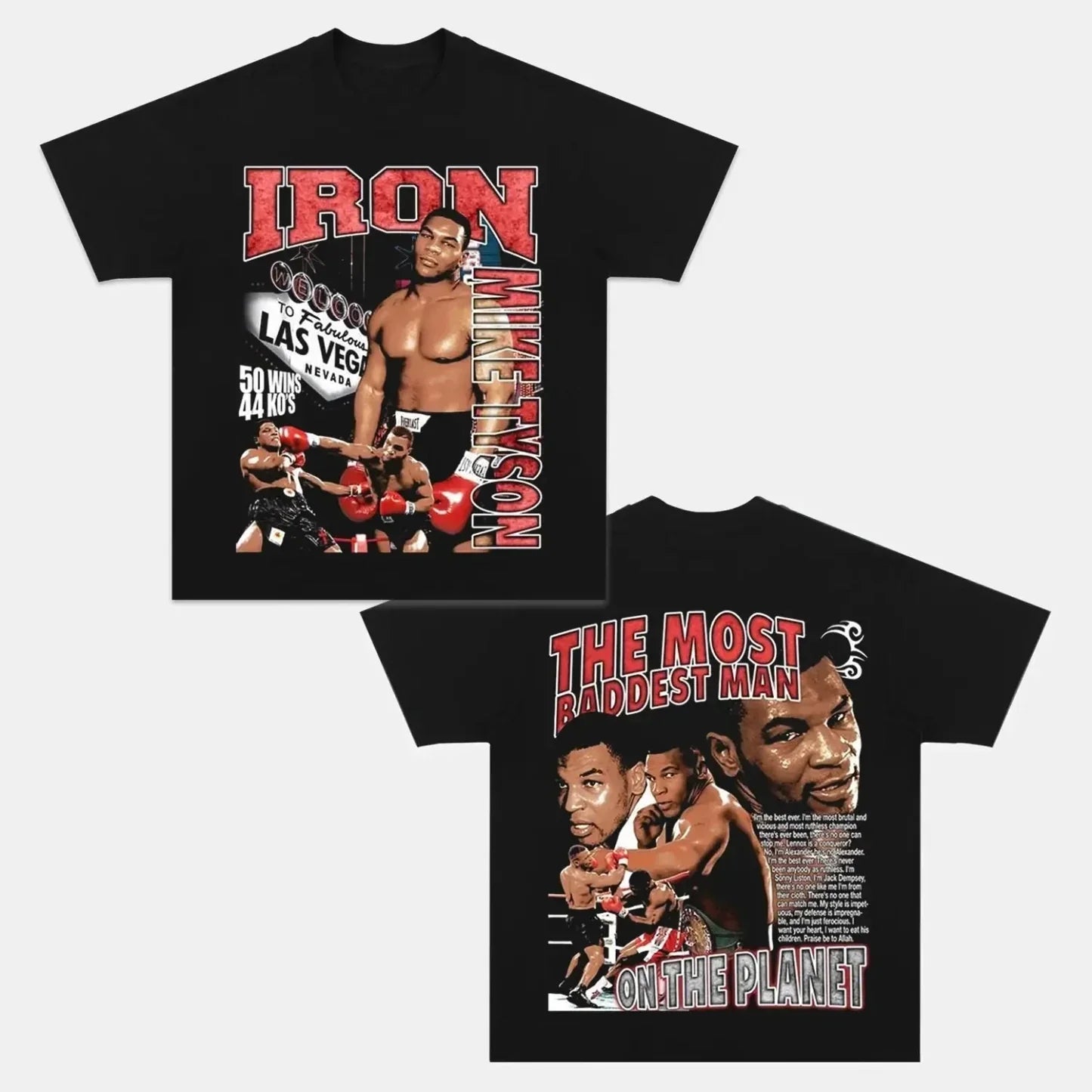 Mike Tyson Back Design TEE Style001 Hoodie, Sweatshirt | CoreVibeTees.com (Image 1)