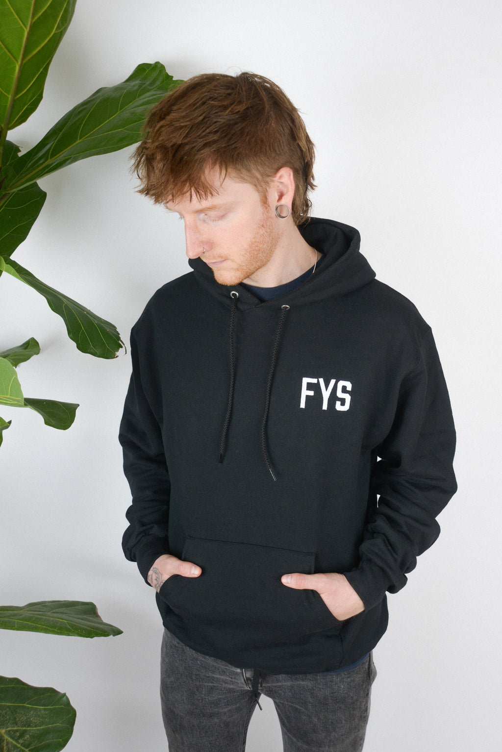 Four Year Strong - Embroidered Logo Hoodie (Black) T-Shirts, Sweatshirt | CoreVibeTees.com (Image 3)