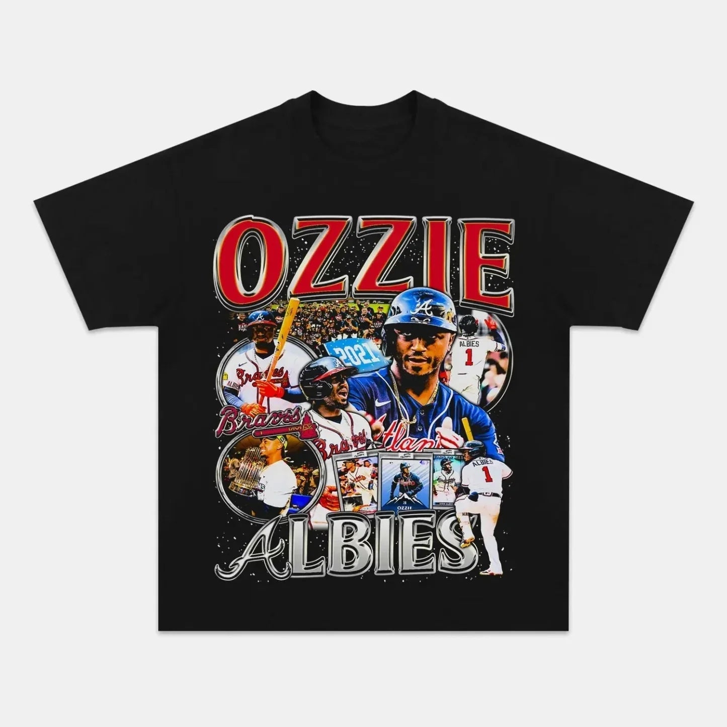 Ozzie Albies TEE Style001 Hoodie, Sweatshirt | CoreVibeTees.com (Image 1)
