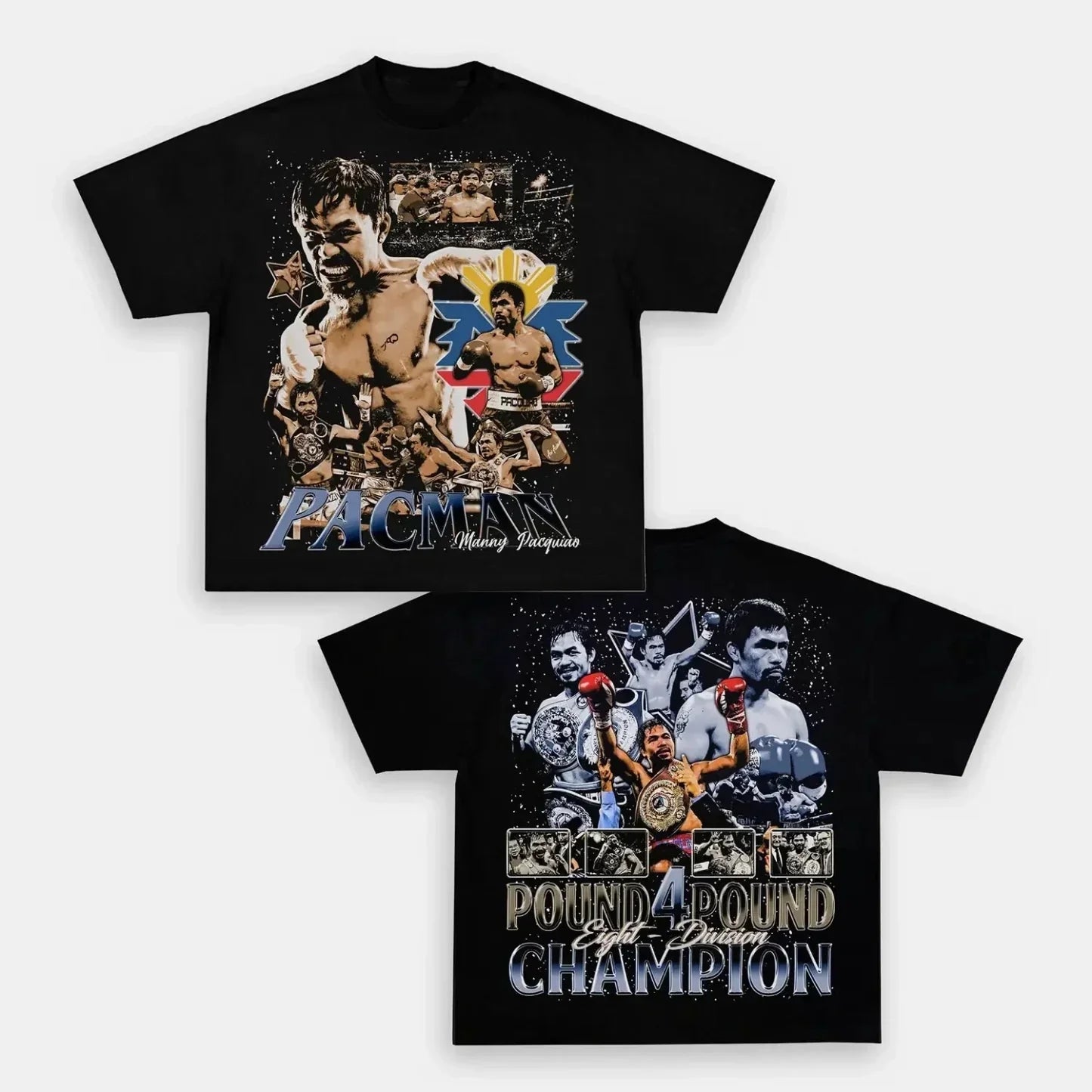 Manny Pacquiao Back Design TEE Hoodie, Sweatshirt | CoreVibeTees.com (Image 1)
