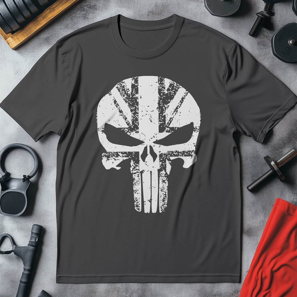 UK Skull Distressed T-Shirt - Hoodie, Sweatshirt | CoreVibeTees.com (Image 2)