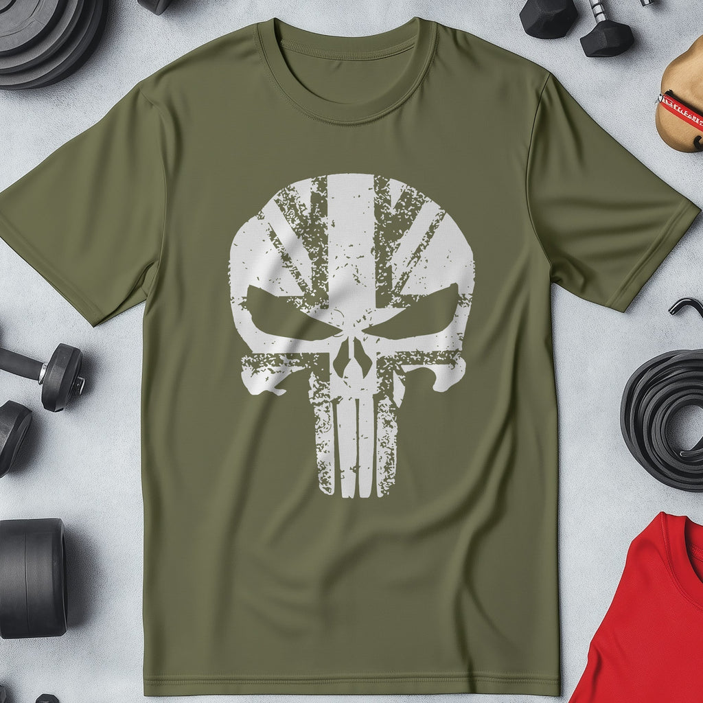 UK Skull Distressed T-Shirt - Hoodie, Sweatshirt | CoreVibeTees.com (Image 4)