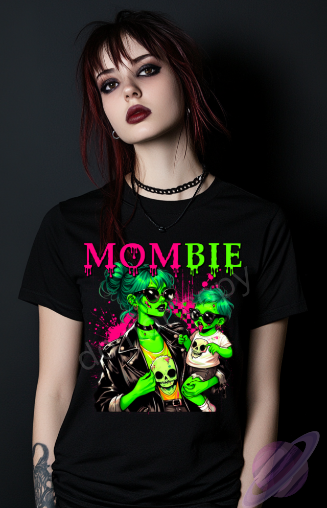 MOMBIE TEE Hoodie, Sweatshirt | CoreVibeTees.com (Image 1)