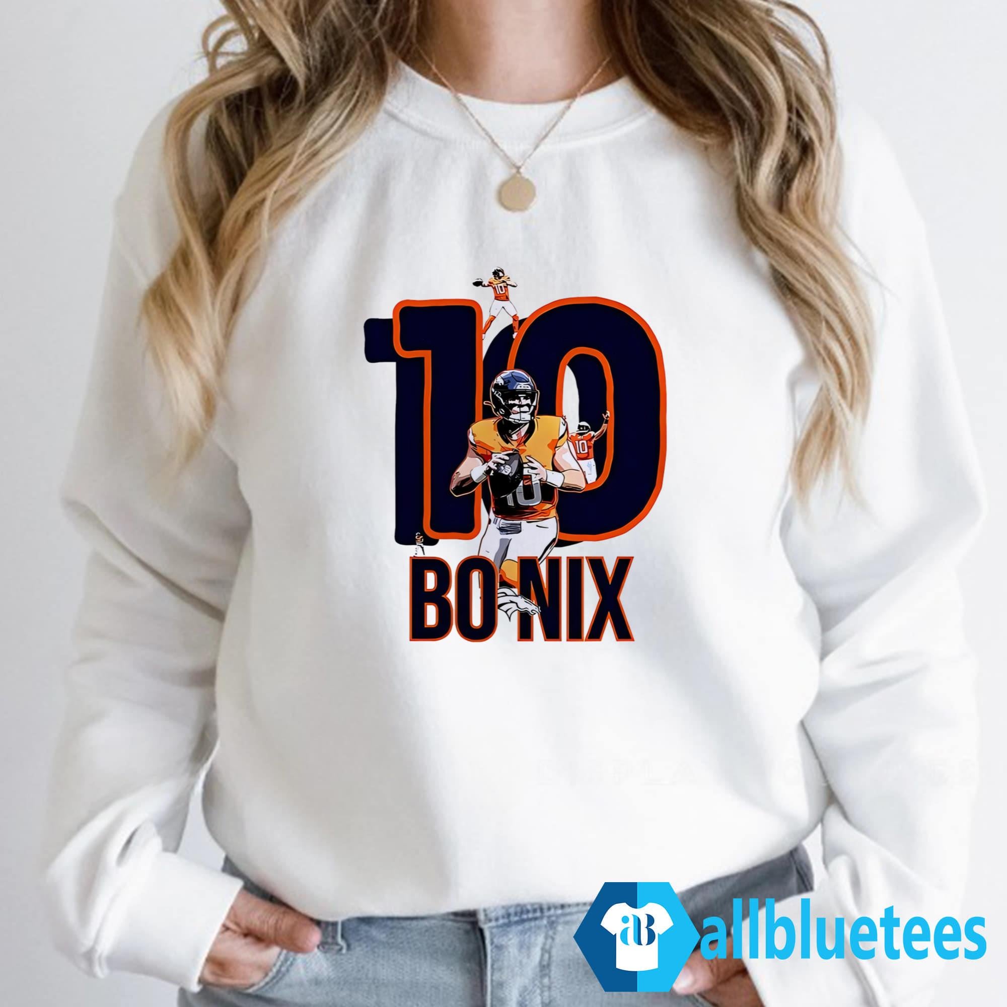 10 Bo Nix Shirt