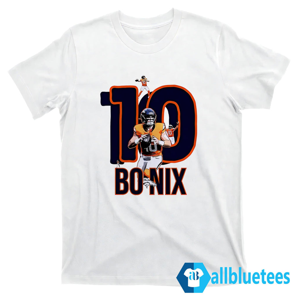 10 Bo Nix Shirt