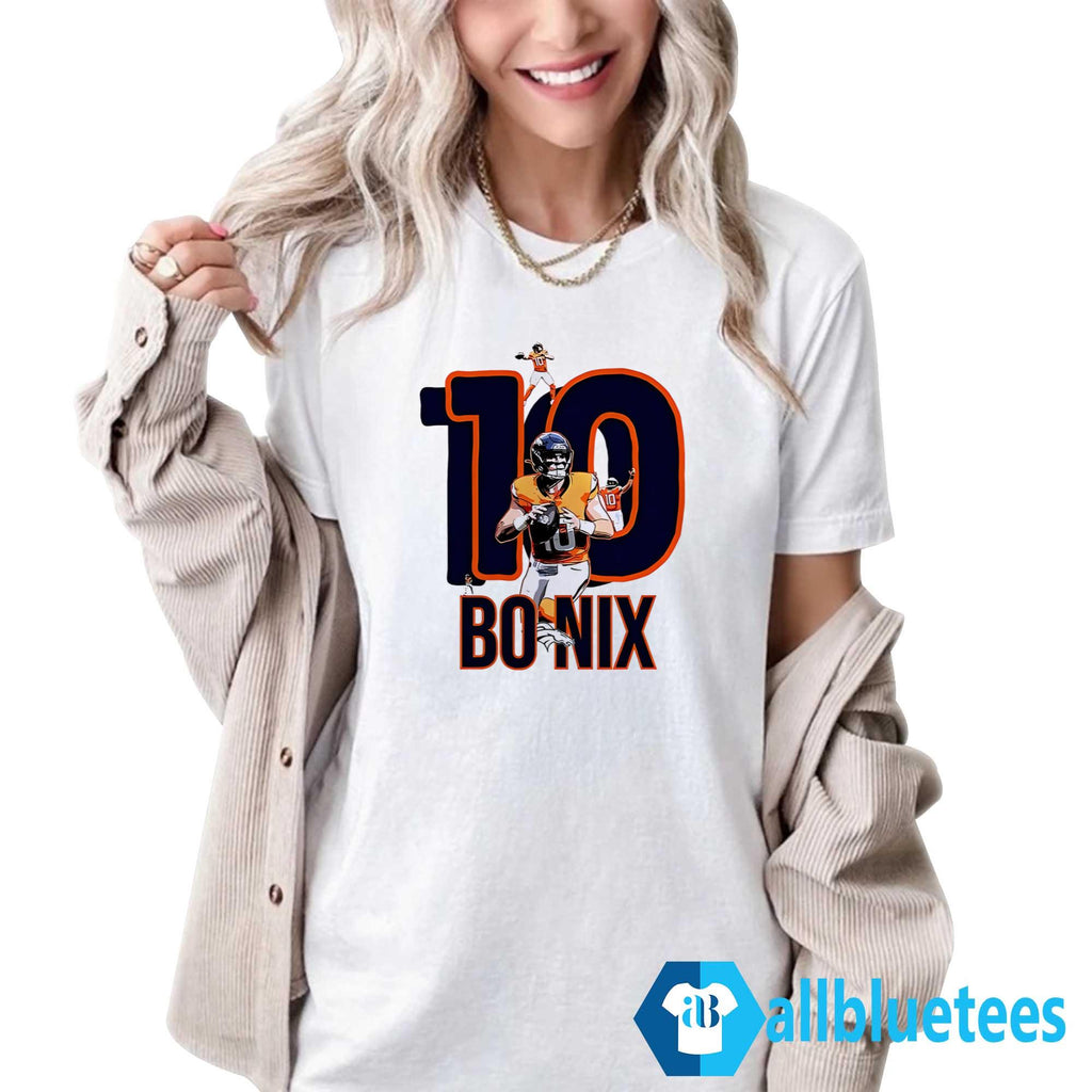 10 Bo Nix Shirt