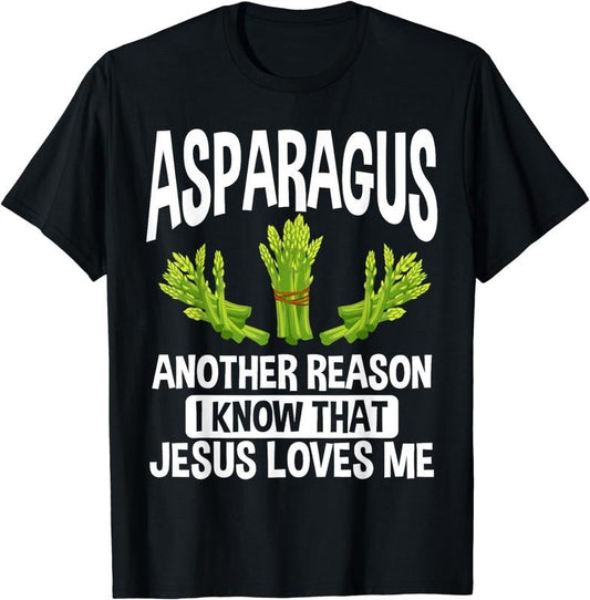 [100% Cotton] Asparagus Soup Vegetables Roots for Planting Funny Asparagus T-Shirt