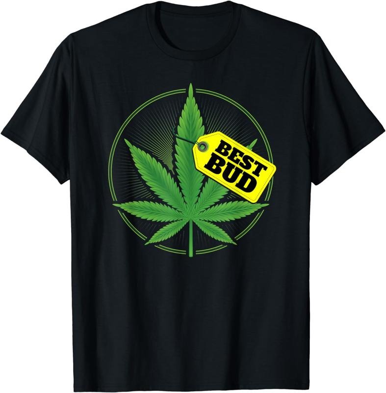 [100% Cotton] Best Bud Shirt - Marijuana Funny Weed T-Shirt T-Shirt
