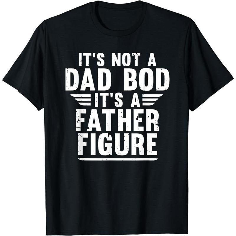 [100% Cotton] Cotton Short Sleeve Best Dad Bod Father Art For Men Grandpa Male Parent Daddy T-Shirt for Men Women