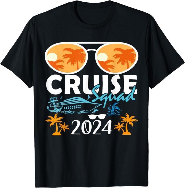 [100% Cotton] Cruise Squad 2024 Family Funny T-Shirt