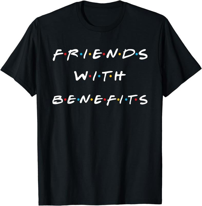 [100% Cotton] Friends with Benefits FWB Funny Parody T-Shirt