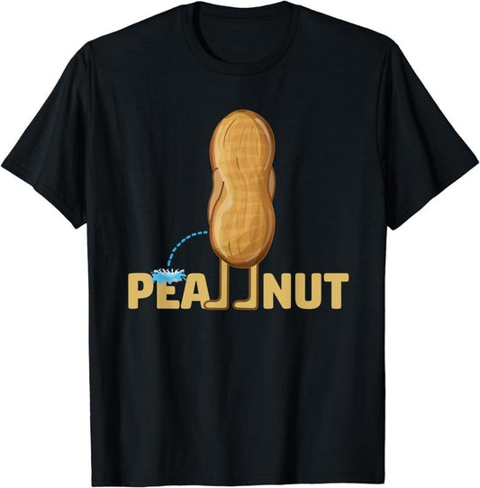 [100% Cotton] Funny Pea-Nuts Adult Tee Peanut Food Pun Lover T-Shirt