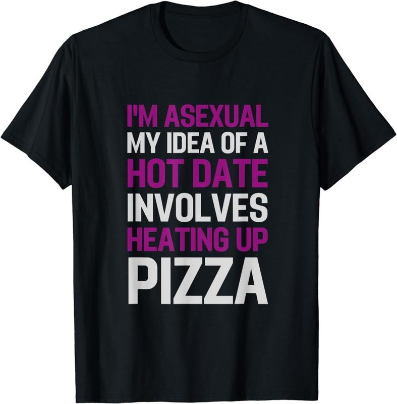 [100% Cotton] LGBT Ace Flag Funny Asexuality Asexual Pride Plus-size casual trend T-Shirt