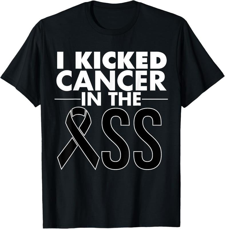 [100% Cotton] Melanoma Cancer Survivor Gift Funny Skin Cancer Awareness T-Shirt