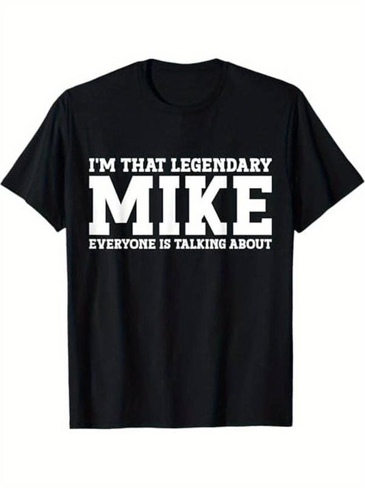 [100% Cotton] Mike Personal Name First Name Funny Mike T-Shirt