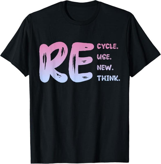 [100% Cotton] Reduce, Reuse, Recycle - Earth Day 2024 T-Shirt
