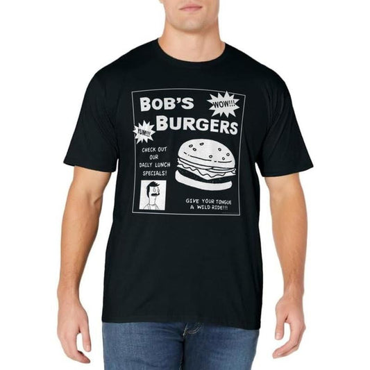 [100% Cotton]Bob's Burgers Lunch Special Flyer T-Shirt