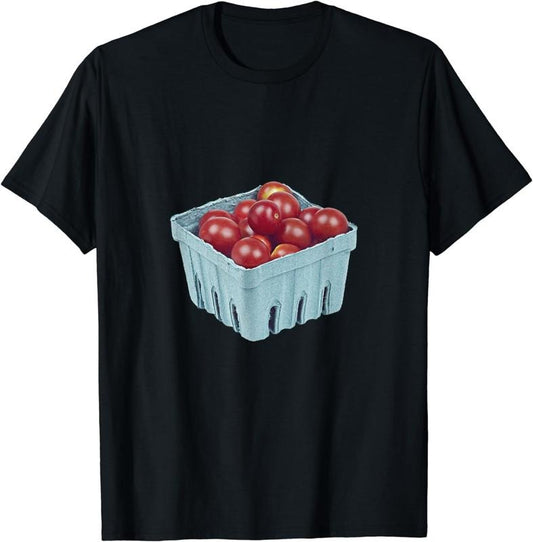 [100% Cotton]Cherry Tomatoes Farmers Market Tomato T-Shirtstyle{n002}2