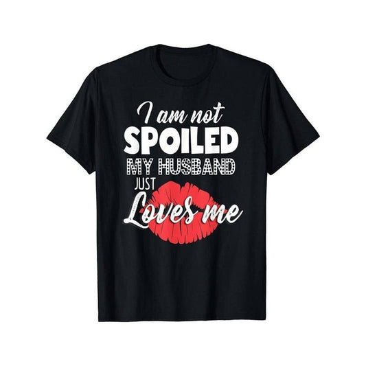 [100% Cotton]Chic Lips & Letter Graphic Crew Neck Tee - Easy-Breezy Short Sleeve - Ideal for Spring & Summer - Must-Have Women's Fashion