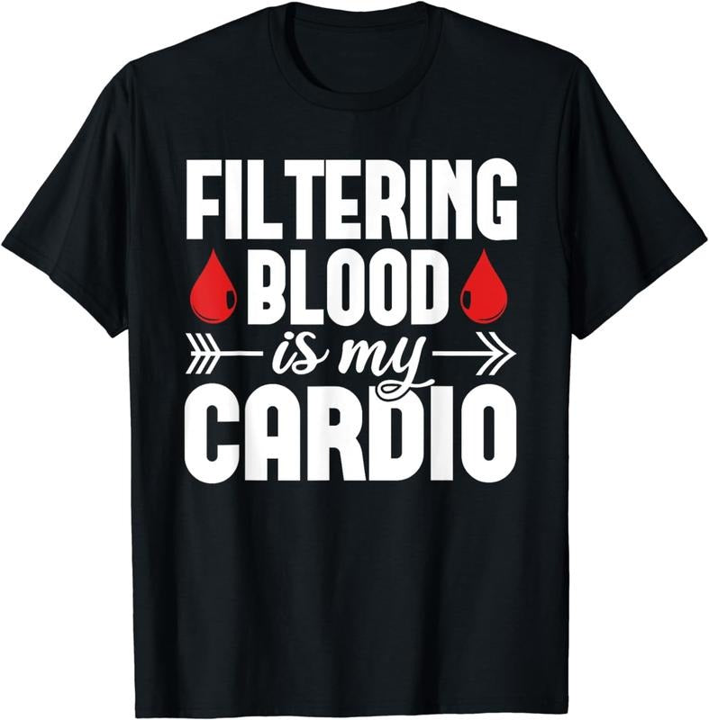 [100% Cotton]Dialysis Nurse Funny Tech Group Cardio Nephrology T-Shirt