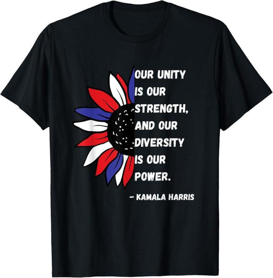 [100% Cotton]Diversity Is Our Power Kamala Harris Quote Inauguration 2021 T-Shirt