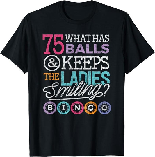 [100% Cotton]Funny Bingo Shirts Men Women Bingo Lover Grandma Tee T-Shirt