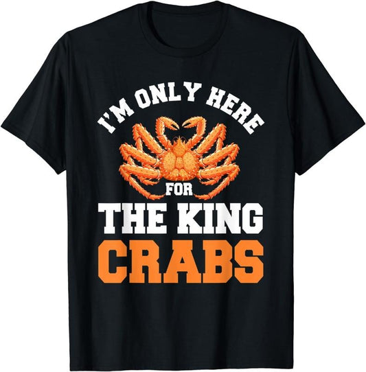 [100% Cotton]Funny King Crab Qoute Seafood Lover T-Shirt