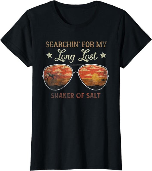 [100% Cotton]Funny Search for My Lost Shaker Salt Summer T-Shirt