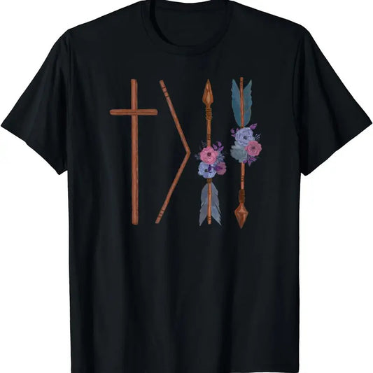 [100% Cotton]God Is Greater Than the Highs And the Lows shirt watercolor