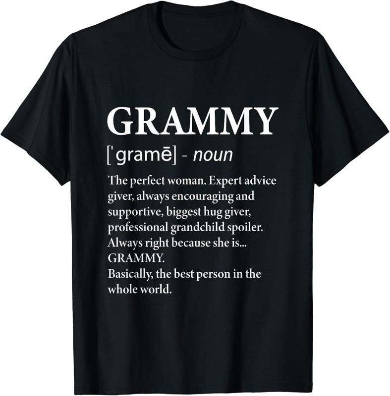 [100% Cotton]Grammy Definition Grandma - Funny Grandmother T-Shirt