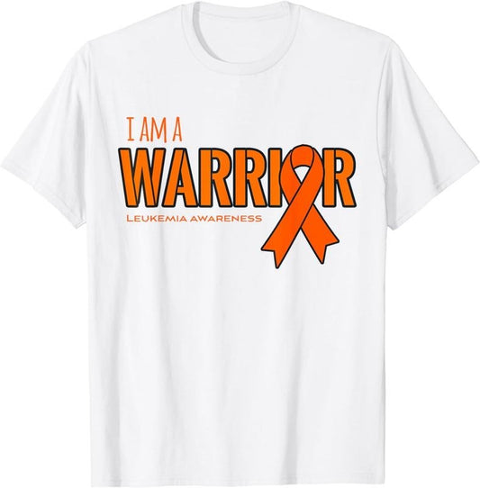[100% Cotton]I am a Warrior Leukemia Cancer Awareness T-Shirt