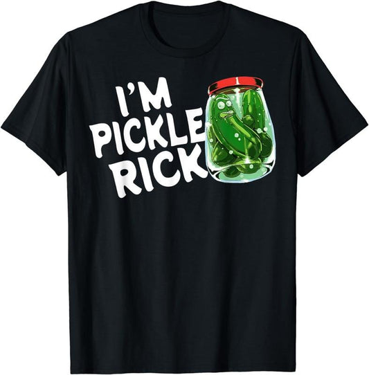 [100% Cotton]I'm Pickle Rick Pickle Funny T-Shirt