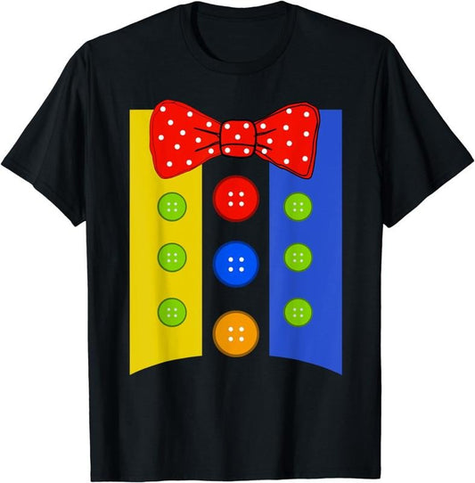 [100% Cotton]Professional Clown Costume Halloween Funny Circus Clown T-Shirt