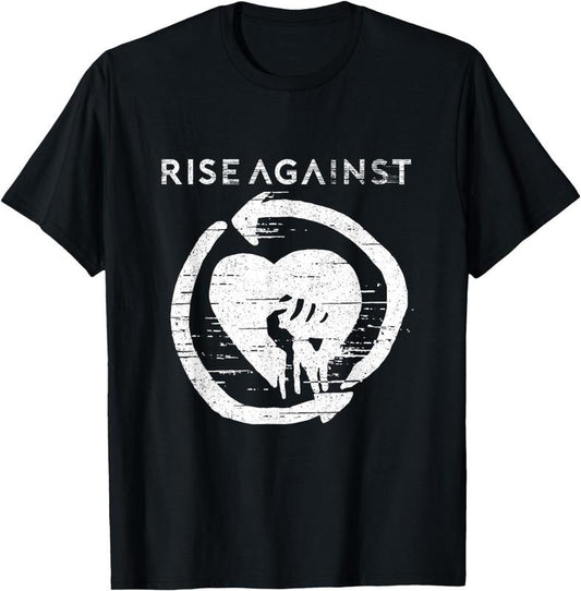 [100% Cotton]Rise Against - Official Merchandise - New Heartfist T-Shirt