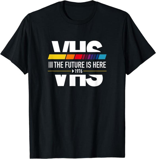 [100% Cotton]VHS Vintage The Future is Here 1976 T-Shirt