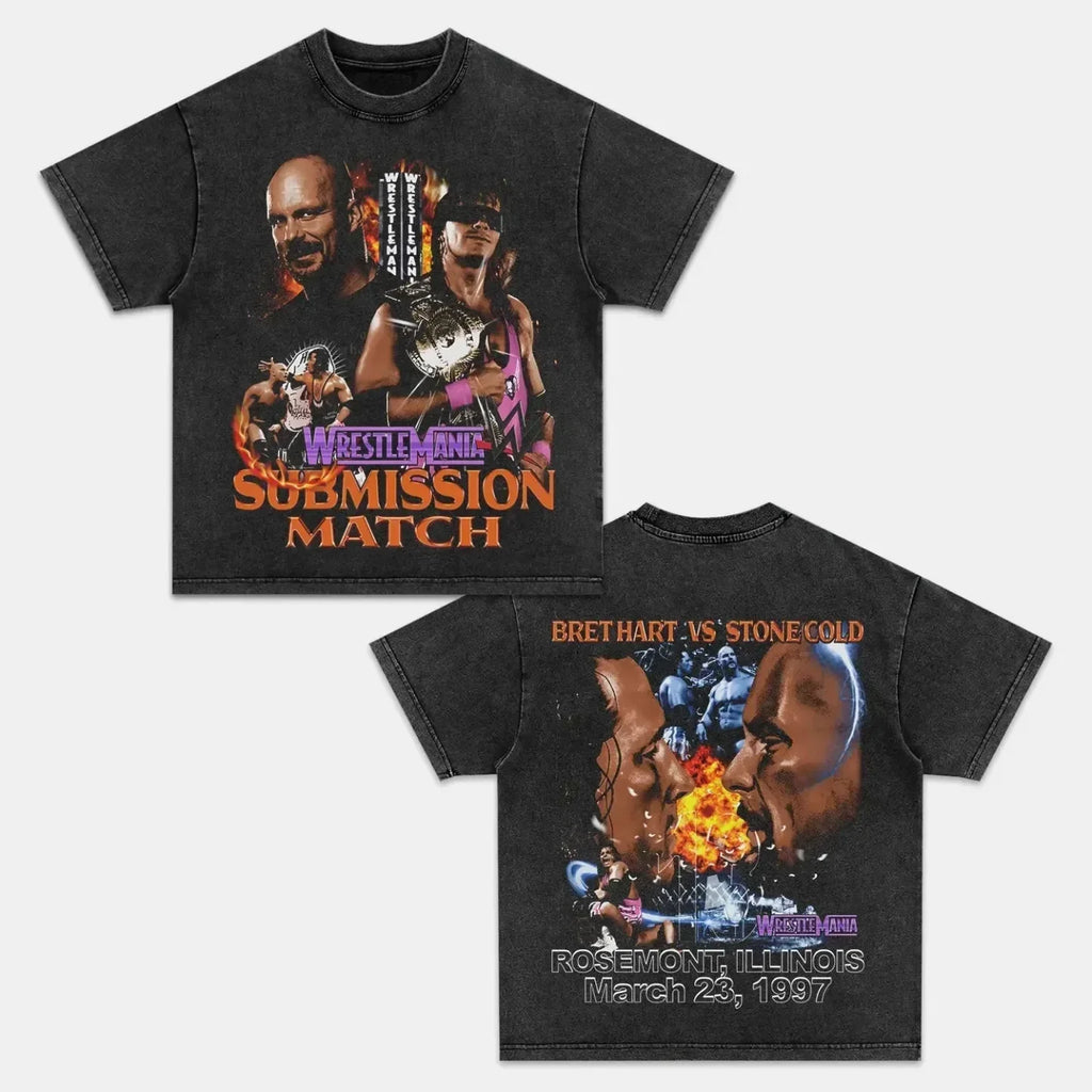 Wrestlemania 13 Back Design TEE Hoodie, Sweatshirt | CoreVibeTees.com (Image 2)