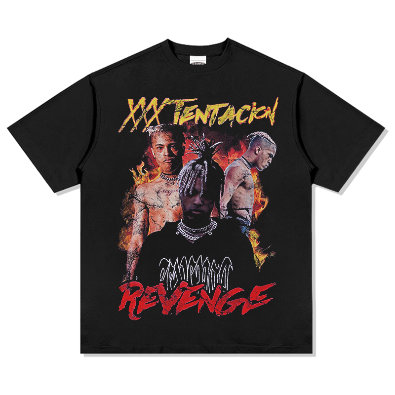 XXX TENTACION " REVENGE"  TEE 2024 Hoodie, Sweatshirt | CoreVibeTees.com (Image 1)