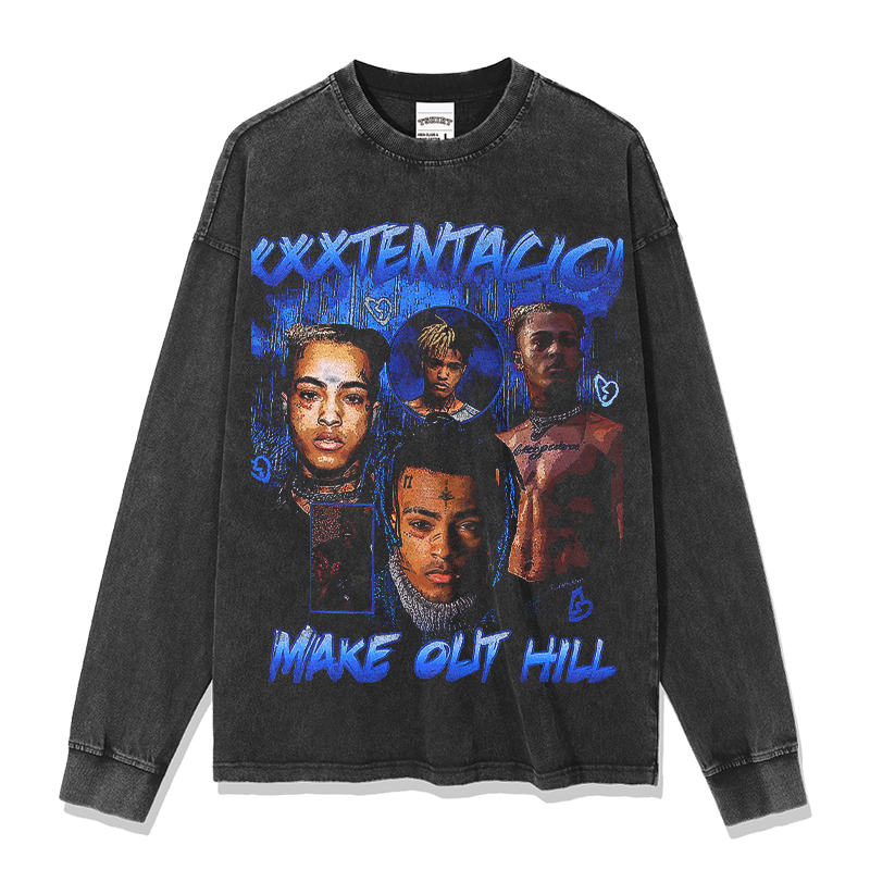 XXX TENTACION "MAKE OUT HILL" SWEATSHIRT 2024 T-Shirts, Hoodie | CoreVibeTees.com (Image 2)