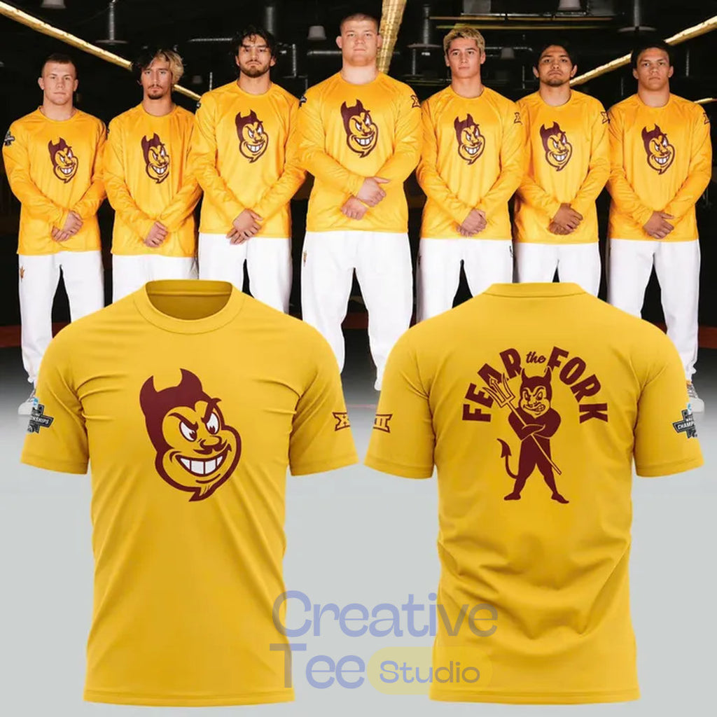 Arizona State Sun Devils 2026 NCAA Division I Men’s Wrestling Championships T-Shirt