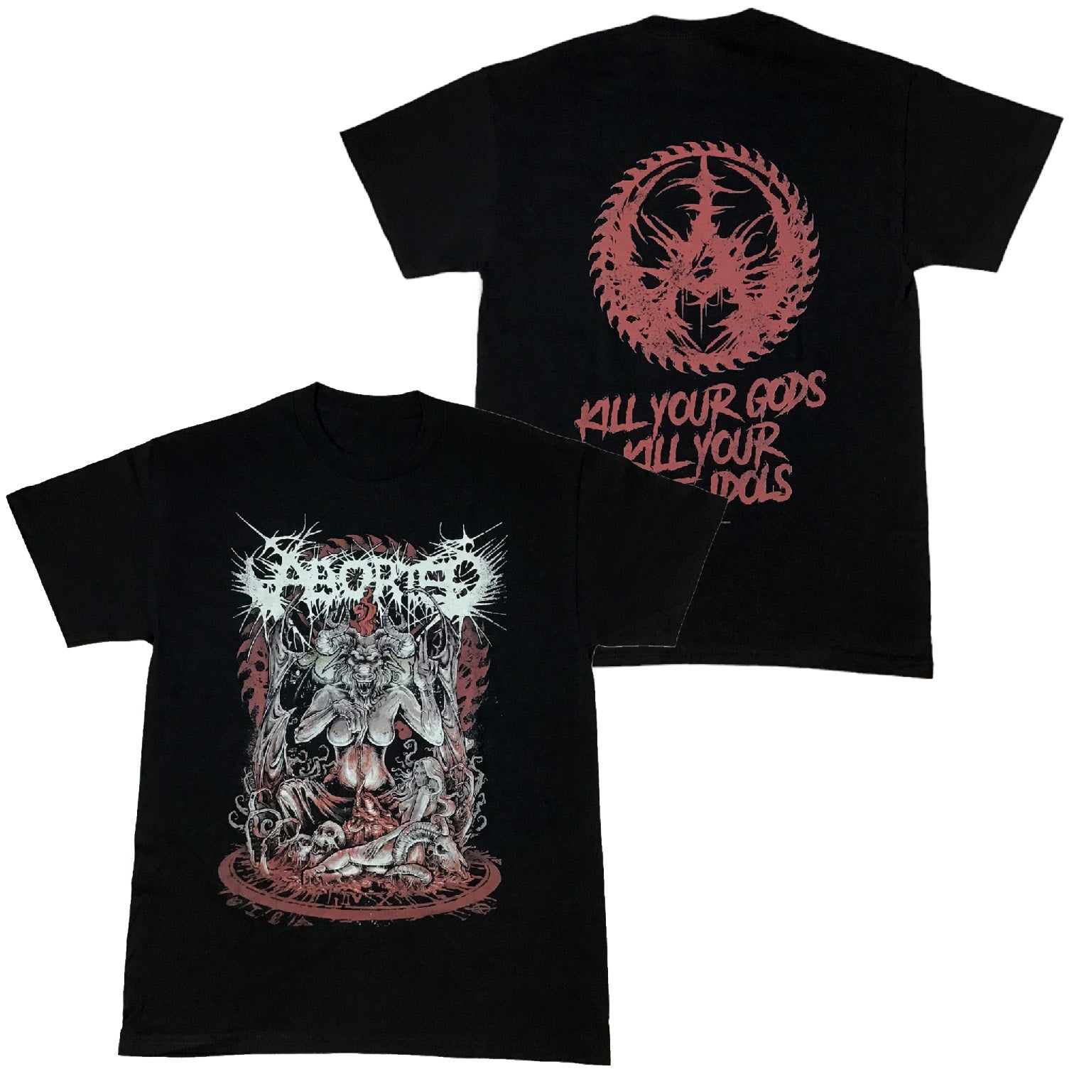 Aborted - Baphomet t-shirt Hoodie, Sweatshirt | CoreVibeTees.com (Image 1)