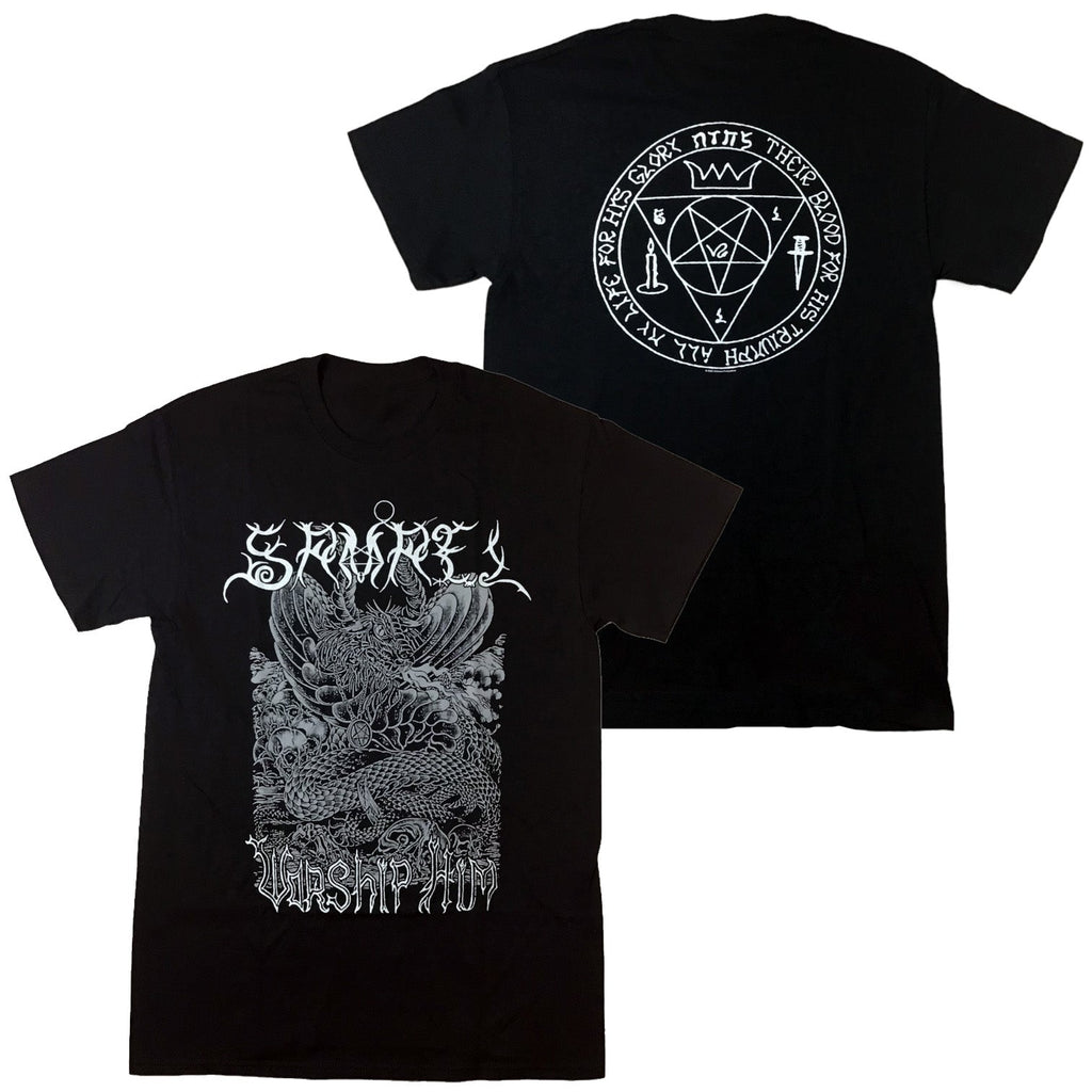 Samael - Worship Him t-shirt Hoodie, Sweatshirt | CoreVibeTees.com (Image 1)