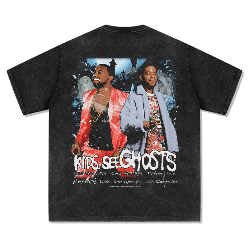 Kids See Ghosts TEE Hoodie, Sweatshirt | CoreVibeTees.com (Image 4)